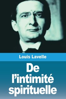 Front cover_De l'intimité spirituelle