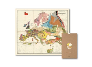 Couverture_Carte g&eacute;ologique de l'Europe = Geological map of Europe