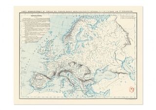 Front cover_Carte hydrographique de l'Europe