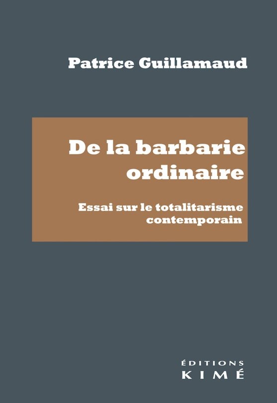 Couverture_De la barbarie ordinaire