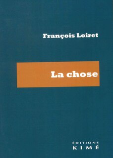 Couverture_La chose