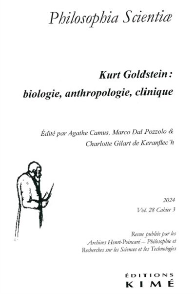 Couverture_Philosophia scientiae, n°28-3. Kurt Goldstein : biologie, anthropologie, clinique
