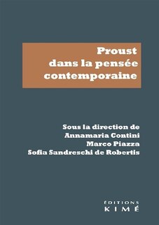 Front cover_Proust dans la pensée contemporaine