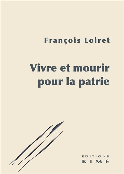 Front cover_Vivre et mourir pour la patrie