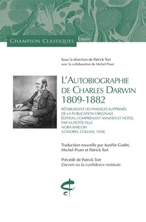 Front cover_L' autobiographie de Charles Darwin