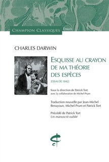 Front cover_Esquisse au crayon de ma théorie des espèces