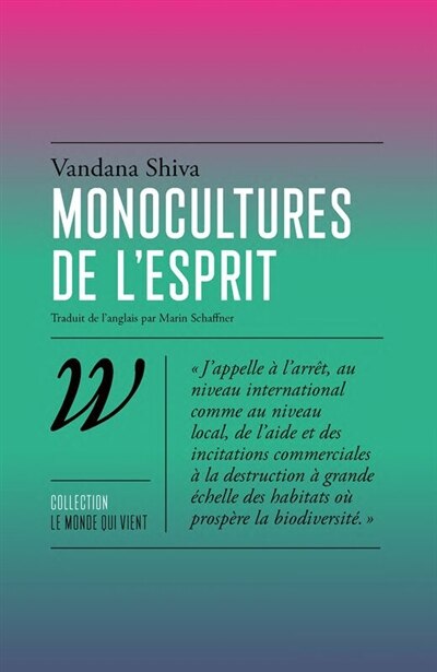 Front cover_Monocultures de l'esprit