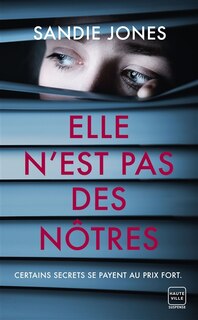 Front cover_Elle n'est pas des nôtres