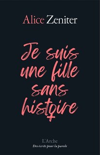 Couverture_Je Suis Une Fille Sans Histoire
