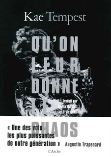 Front cover_Qu'on leur donne le chaos