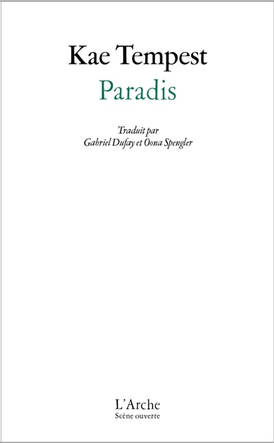 Front cover_Paradis : une nouvelle version du Philoctète de Sophocle