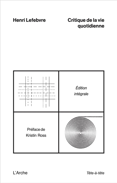 Front cover_Critique de la vie quotidienne : édition intégrale