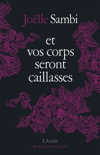 Front cover_Et vos corps seront caillasses