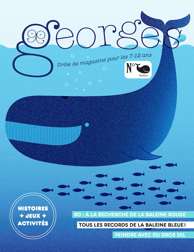 Couverture_Georges : drôle de magazine pour enfants, n°53. Baleine