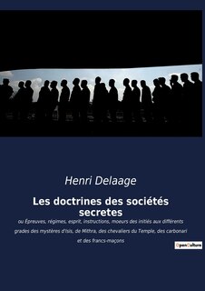 Front cover_Les doctrines des sociétés secrètes