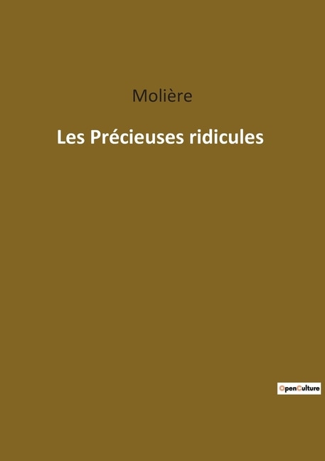 Couverture_Les Pr&eacute;cieuses ridicules
