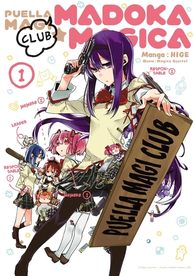 Front cover_Puella magi Madoka magica : club, Vol. 1