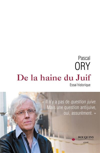 Front cover_De la haine du Juif