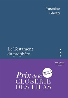 Front cover_Le testament du prophète