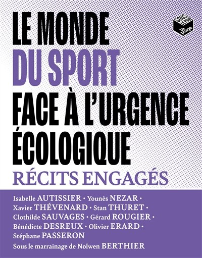 Front cover_Le monde du sport face à l'urgence écologique : récits engagés