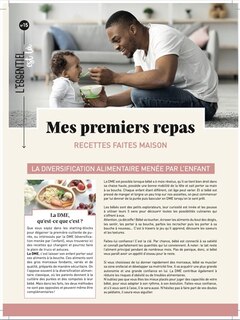 Mes premiers repas: recettes faites maison