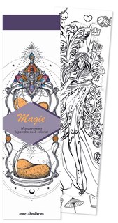 Couverture_Magie : marque-pages à peindre ou à colorier