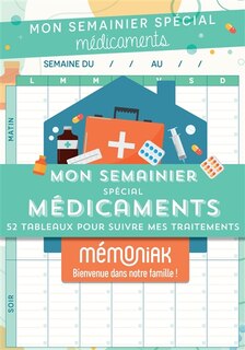 Front cover_Mon semainier spécial médicaments