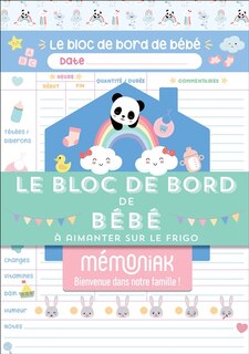 Front cover_Le bloc de bord de bébé : à aimanter sur le frigo