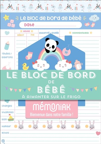Front cover_Le bloc de bord de bébé : à aimanter sur le frigo