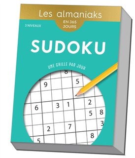 Front cover_Sudoku : en 365 jours : une grille par jour, 3 niveaux