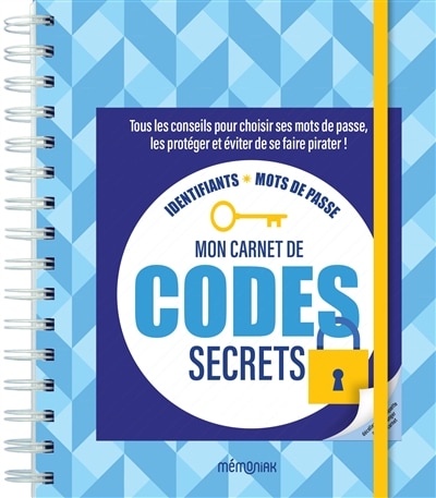 Front cover_Mon carnet de codes secrets
