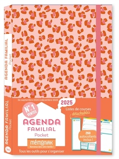 Front cover_Agenda familial pocket Mémoniak 2025 : septembre 2024-décembre 2025