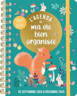 Front cover_L' agenda de ma vie bien organisée 2024-2025