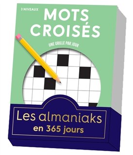 Front cover_Mots croisés : une grille par jour : 3 niveaux