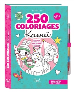 Couverture_250 coloriages kawa&iuml;