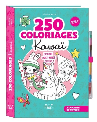 Couverture_250 coloriages kawa&iuml;