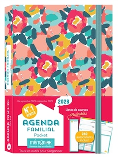Front cover_Agenda familial pocket Mémoniak 2026 : septembre 2025-décembre 2026