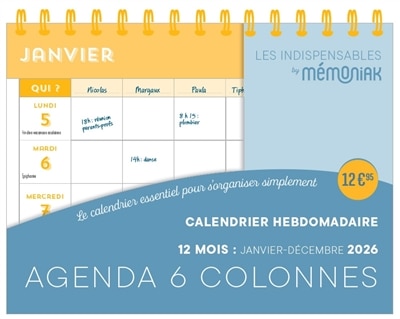 Couverture_Calendrier hebdomadaire 12 mois