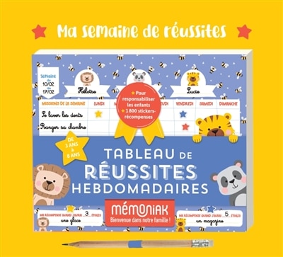 Couverture_Tableau de réussites hebdomadaires