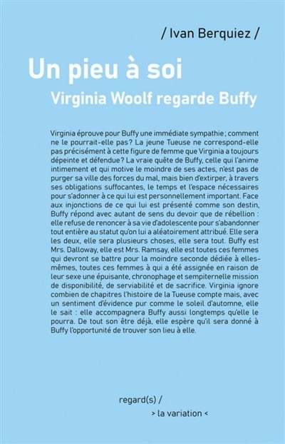 Front cover_Un pieu &agrave; soi