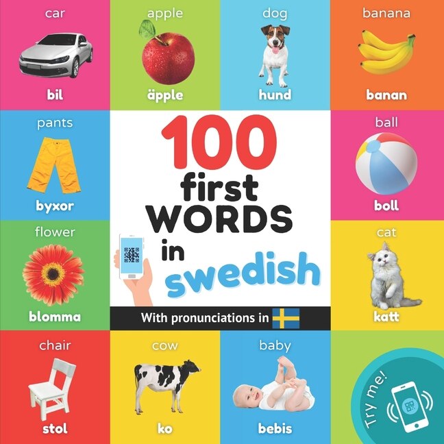 Front cover_100 first words in swedish