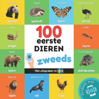 Couverture_100 eerste dieren in het zweeds