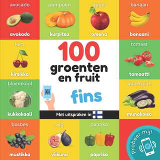 Couverture_100 groenten en fruit in fins