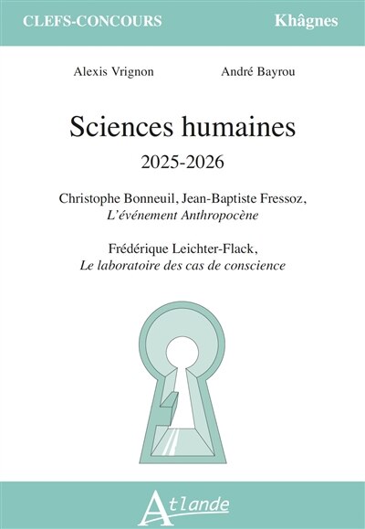 Front cover_Sciences humaines 2025-2026