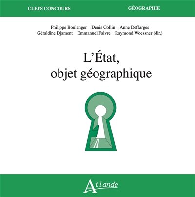 Couverture_L' Etat, objet g&eacute;ographique