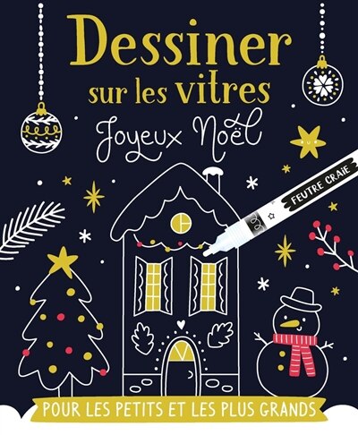 Couverture_Joyeux Noël - Dessiner sur les vitres