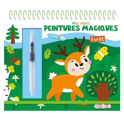 Couverture_Peinture magique For&ecirc;t ne