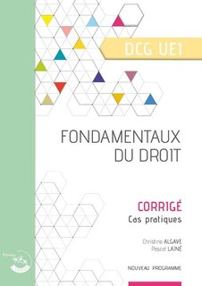 Front cover_Fondamentaux du droit, DCG UE1