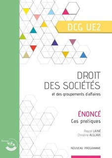 Couverture_Droit des sociétés et des groupements d'affaires, DCG UE2