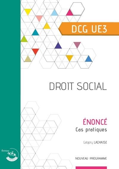 Front cover_Droit social, DCG UE3